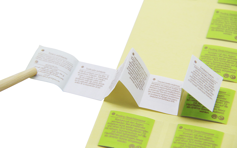 电子设备说明书标签 多层说明书不干胶贴纸