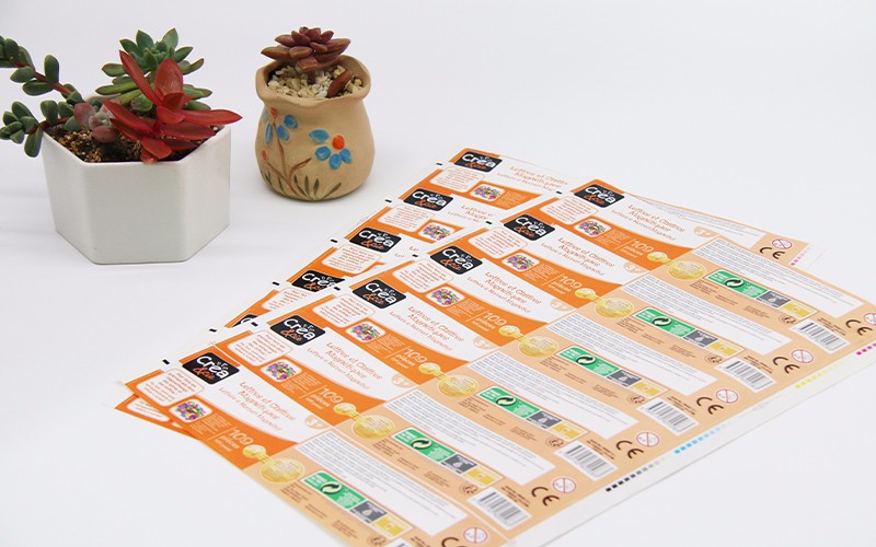 饮品不干胶标签说明书贴纸