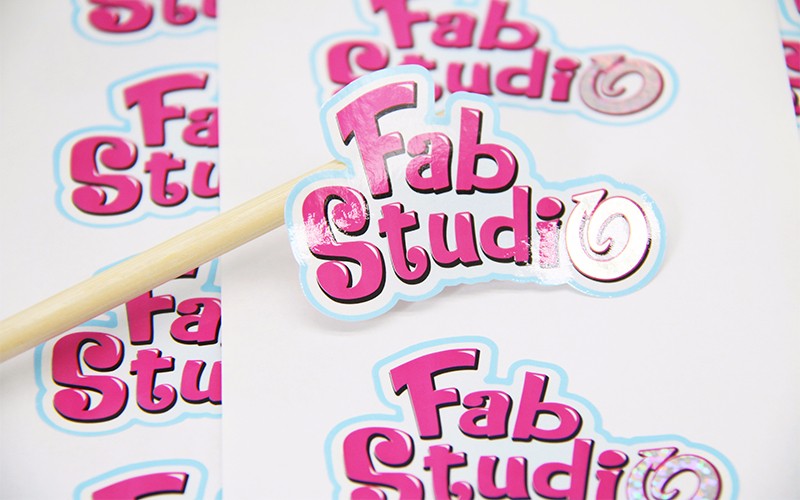 卡通logo标签贴纸 不干胶定制贴纸