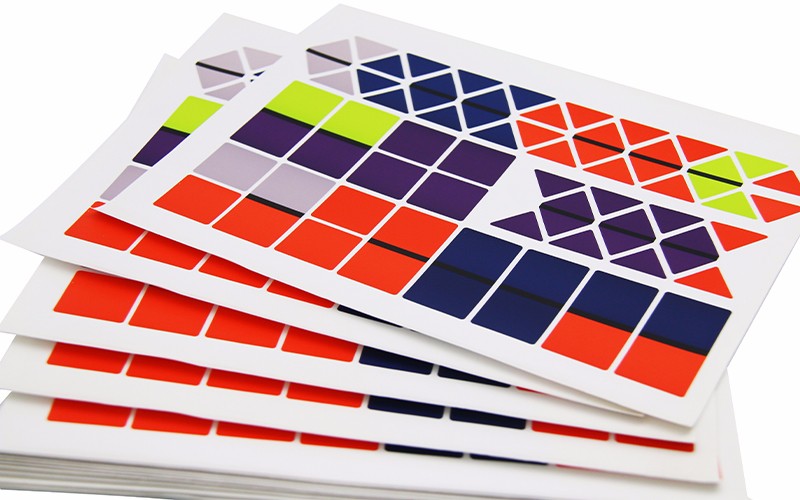 彩色标签贴纸 不干胶贴纸