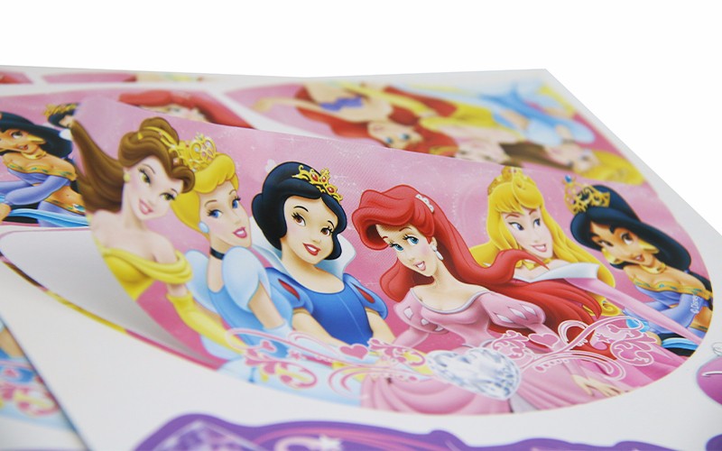 儿童公主贴纸  不干胶贴纸