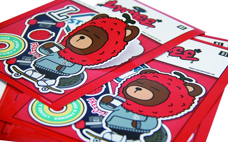 可爱小动物卡通贴纸 不干胶贴纸