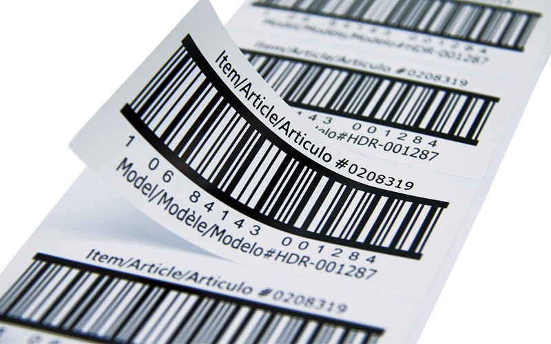 产品条形码印刷 A码条形码 三防热敏纸热敏不干胶标签