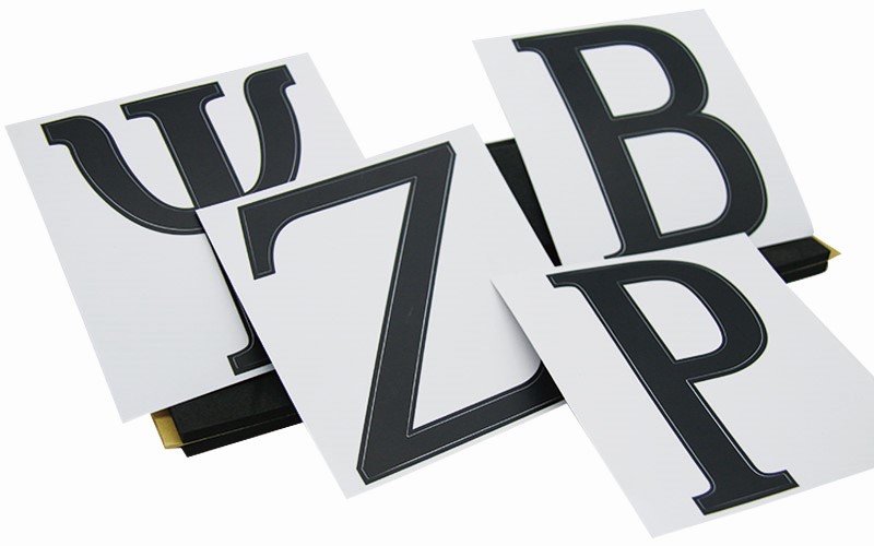 可组装字母不干胶贴纸定制