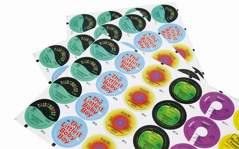 个性潮流圆形不干胶贴纸