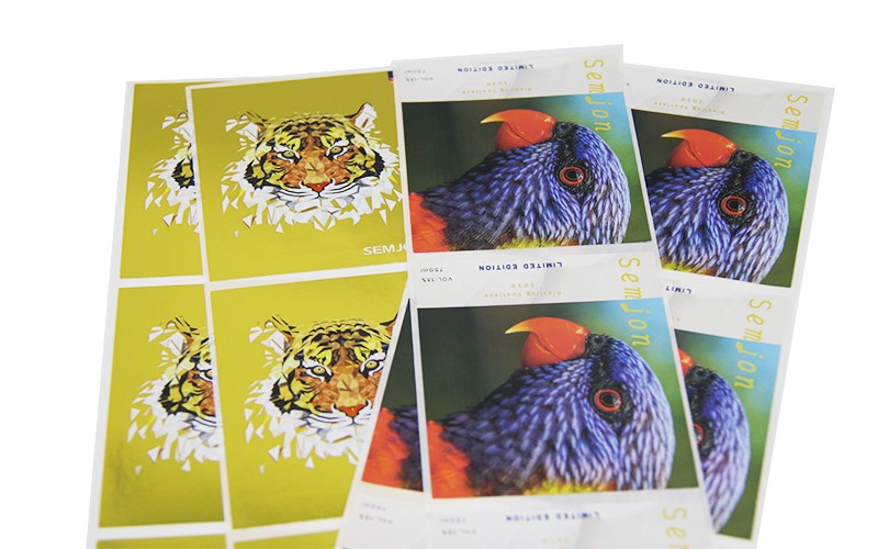 动物系列来图片定制覆光不干胶贴纸