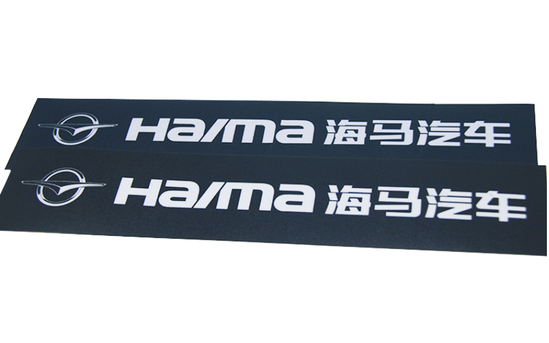 黑色商标EVA海绵贴纸