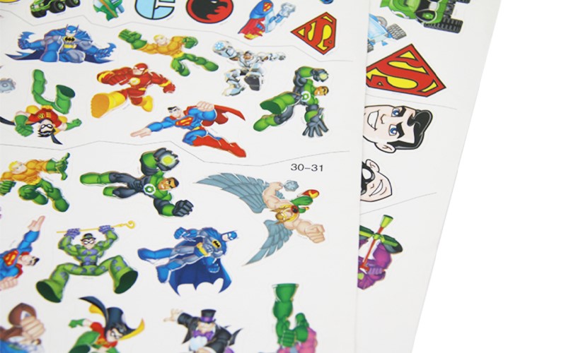 儿童卡通不干胶贴纸