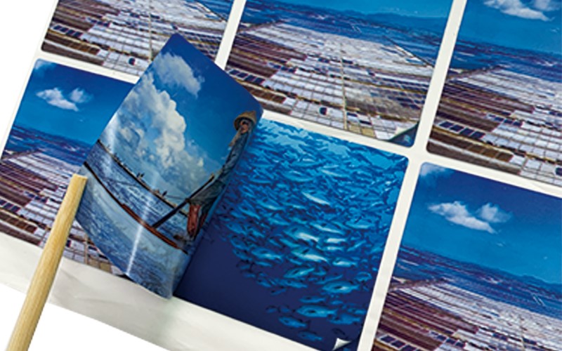 风景多层不干胶贴纸